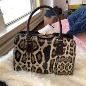 Patent Leather Leopard Purse